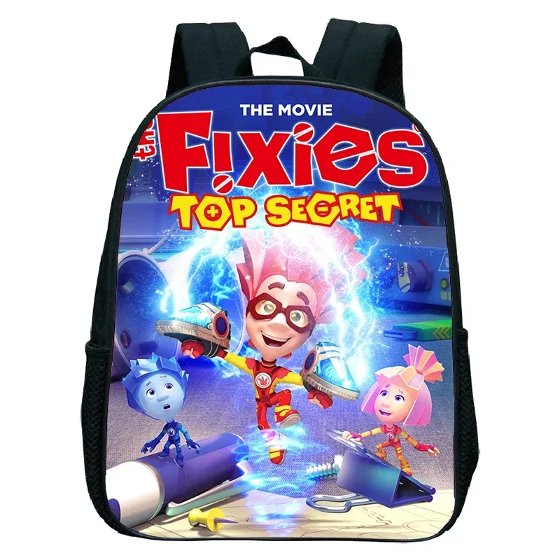 sac à dos pour enfants de la série télévisée the fixies, sac à dos pour la maternelle, pour garçons et filles, sac à dos de dessin animé the fixies, mochila
