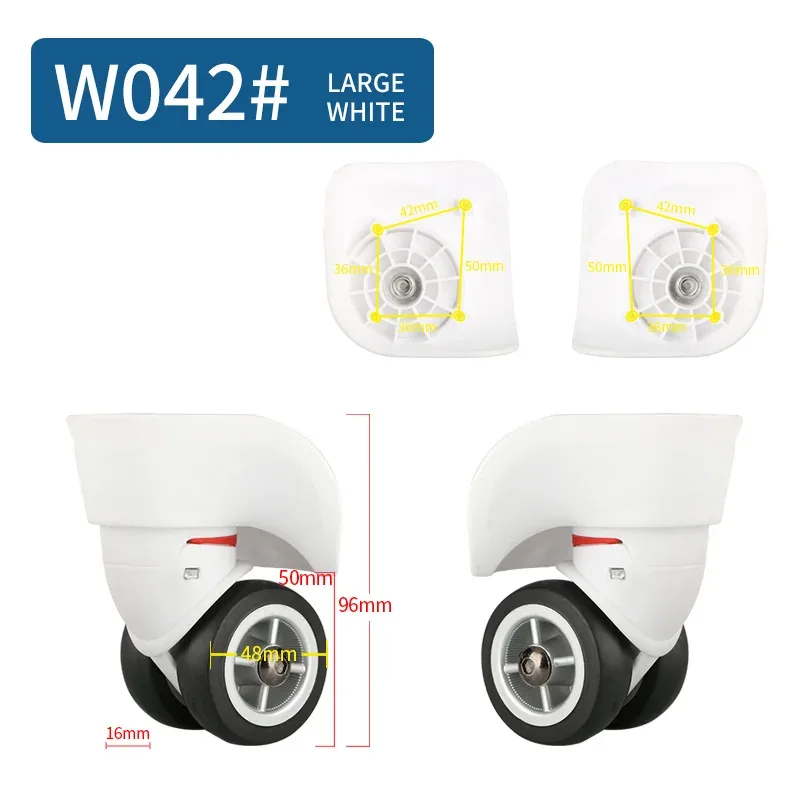roue universelle bagages maquillage valise accessoires dans roues chariot mode valise accessoire roues roulantes réparation roulettes
