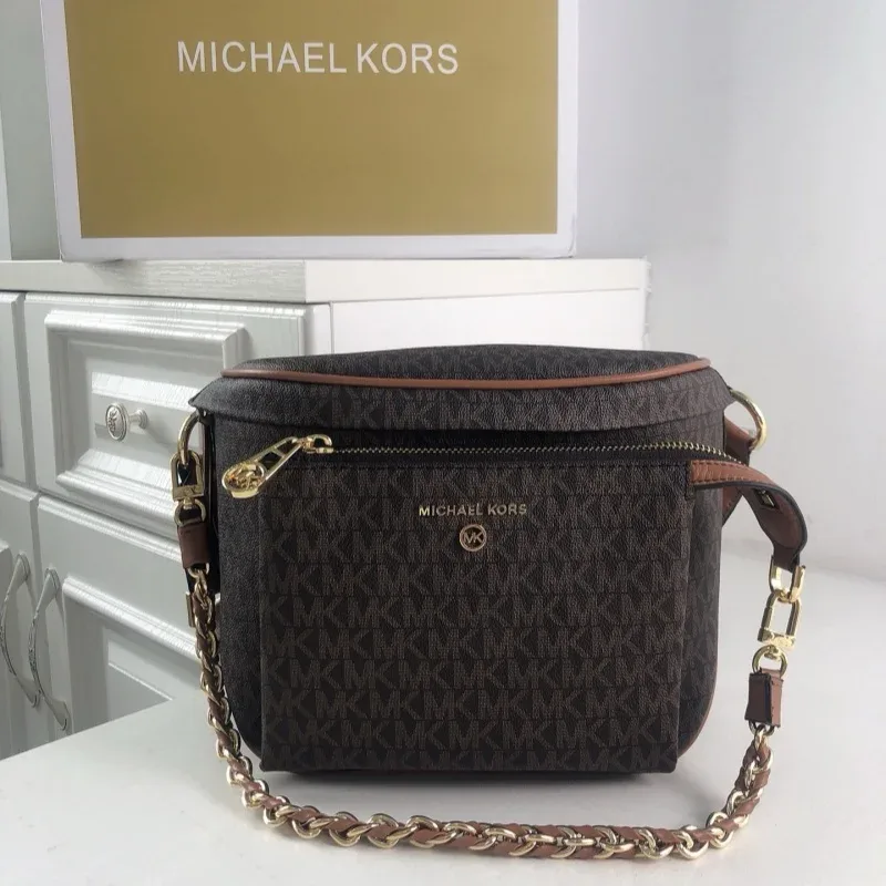 sac à bandoulière multifonctionnel de voyage pour femme michael kors, sac à main de luxe pour la mode et les loisirs, sac à chaîne pour femme mk