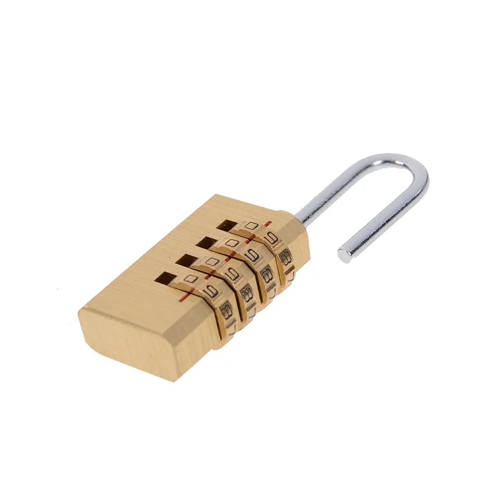 1pcs réarmable mini 4 chiffres serrure de code de mot de passe cadenas à combinaison pour sac de voyage 6cm x 2cm x 1cm
