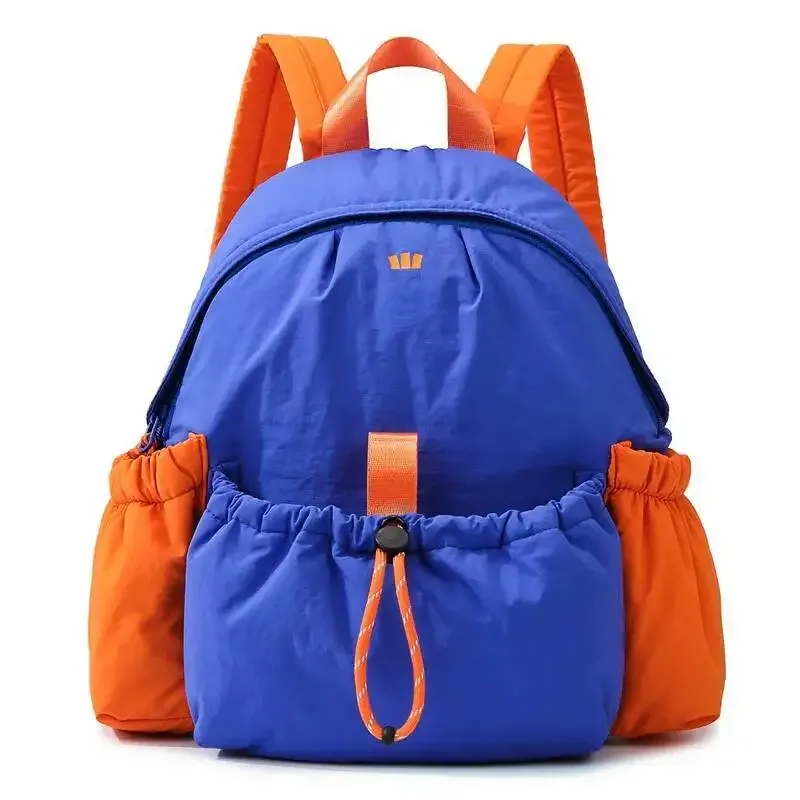 sacs à bandoulière de sport légers en vente sac à dos de couleur contrastée femmes 2025 nouvelle mode collège style sac à dos de voyage en plein air