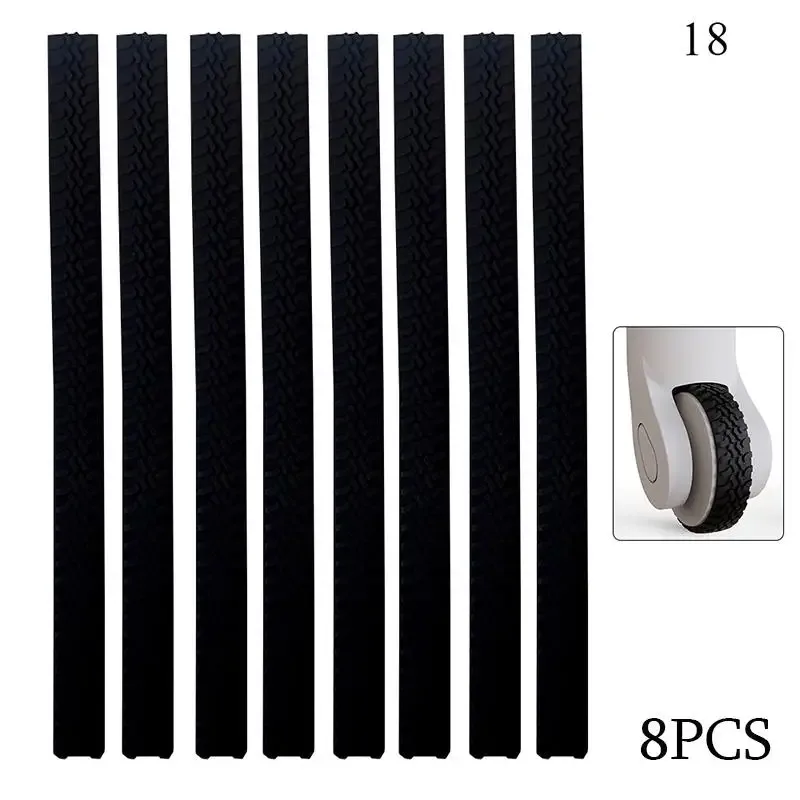 protecteur de roues de bagages en silicone, pièces de valise, essieux, protecteur de roues, réduit l'amortissement du bruit, boîte de chariot, roulettes, couverture 4/8 pièces