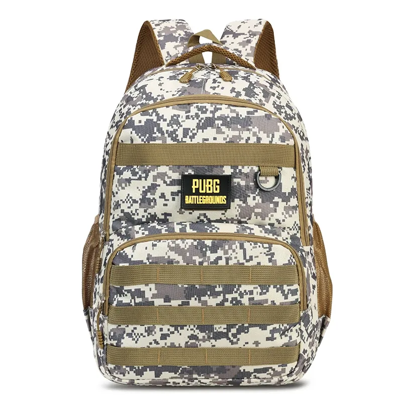 sac à dos camouflage grande capacité - fermeture éclair, randonnée, voyage, sac à dos d'aventure en plein air