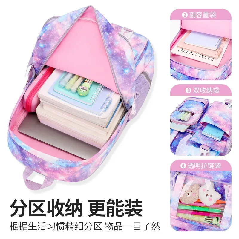 3 pièces/ensemble enfants sacs d'école filles adolescent livre sac jeunesse école sac à dos voyage junior lycéens sac à dos pour ordinateur portable