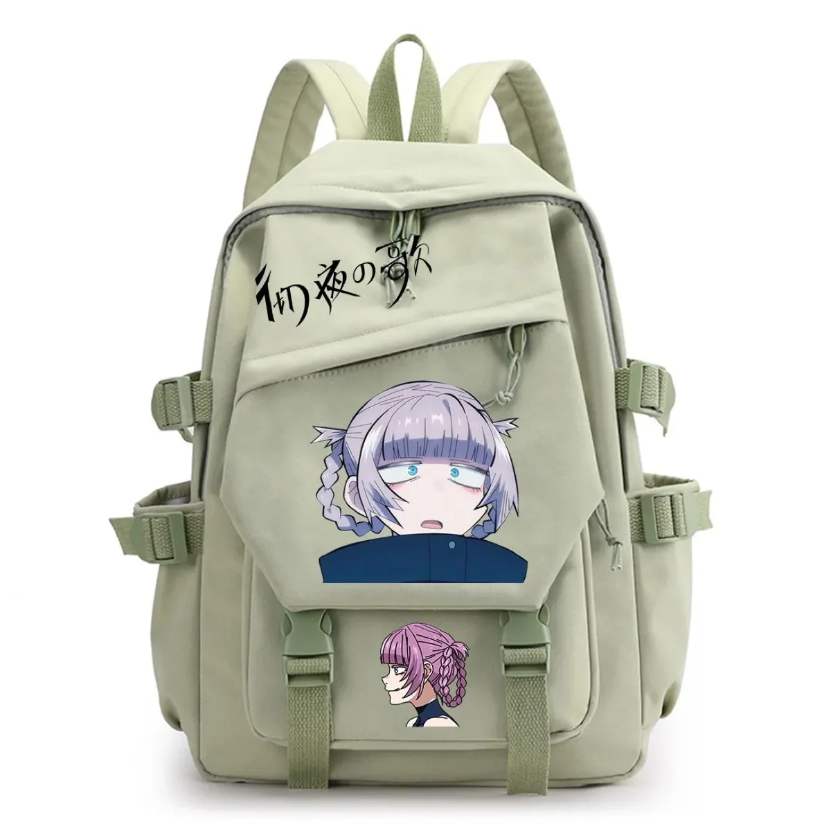 sac à dos call of the night nazuna nanakusa yamori kō cartable d'étudiant de dessin animé, sac à dos de voyage de grande capacité pour adolescents