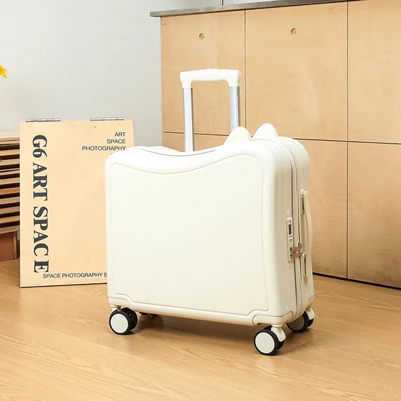 valise de voyage légère à roulettes pour enfant, poinvalise à roulettes silays euses, dessin animé