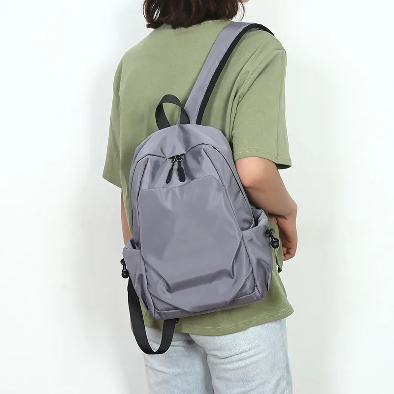 mini sac à dos pour hommes, petit sac d'école à bandoulière noir pour hommes, toile de styliste, étanche, sport, voyage, 2023