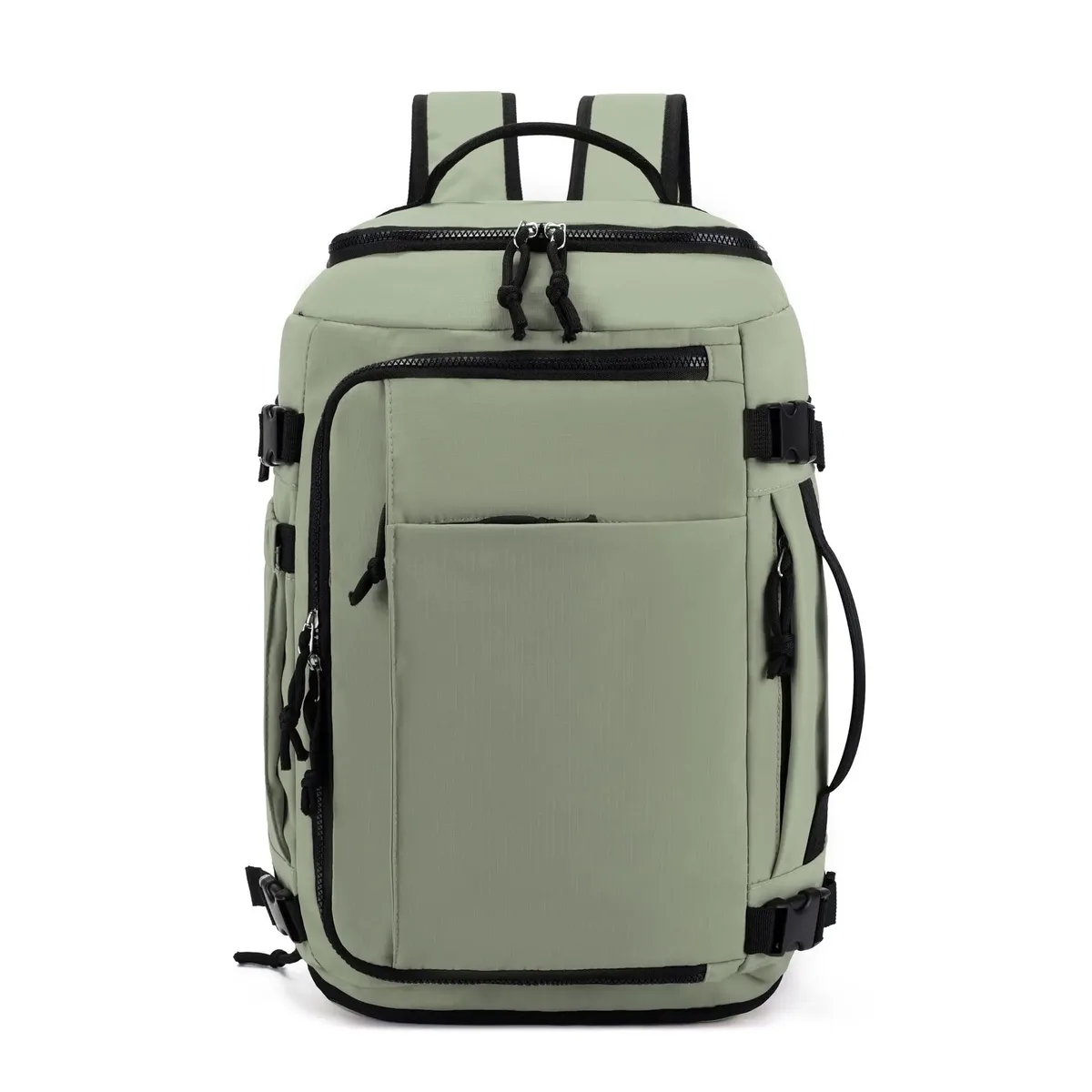 sac de voyage pour hommes et femmes, sac à dos de fitness multifonction de grande capacité avec rangement de chaussures, séparation sèche et humide, cartable étanche