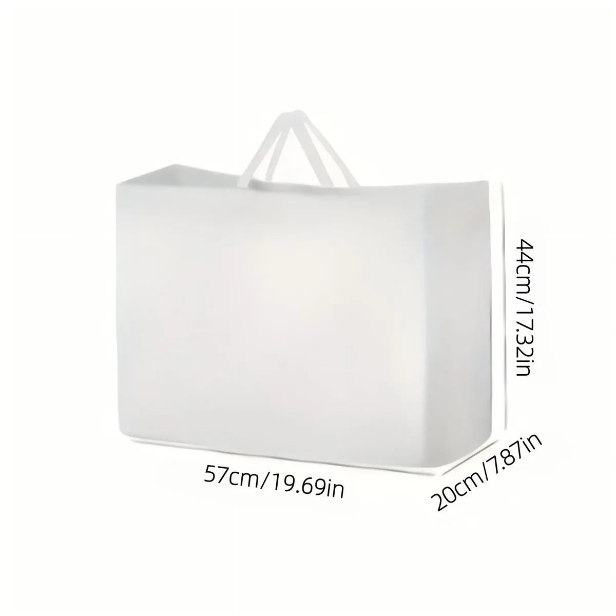 sac de rangement vertical haut de gamme pour robe de mariée en tissu non tissé épais, anti-poussière et anti-humidité, avec poignée