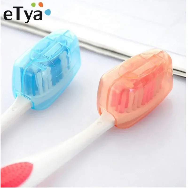 Étui de voyage Portable pour brosse à dents, 5 pièces/ensemble, housse pour hommes et femmes, organisateur d'emballage de brosse à dents, boîte de protection étanche et anti-poussière