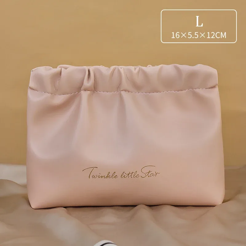 nouvelle trousse de rangement pour cosmétiques en pu, portable, simple, mini, pour rouge à lèvres, maquillage, organiseur de bijoux pour femme, pochette portable