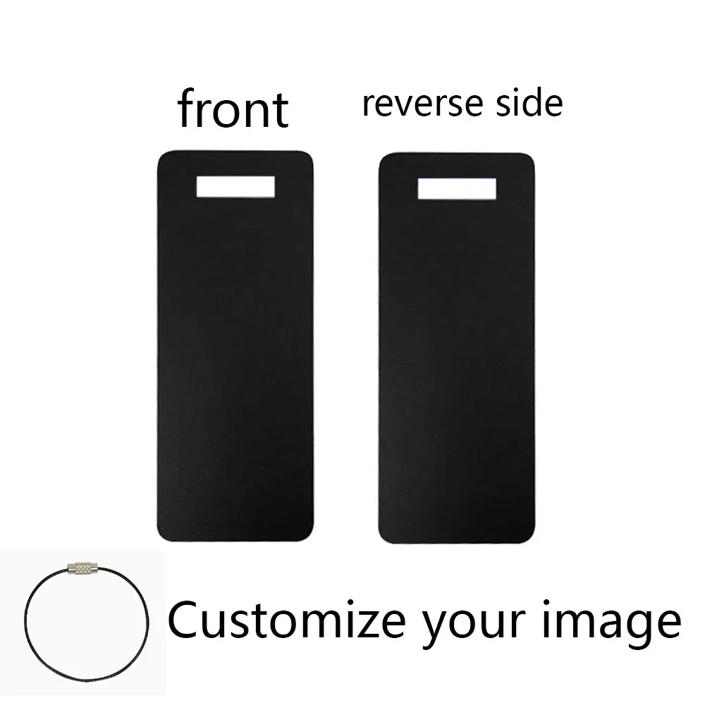 étiquettes de bagages personnalisées en alliage double face avec photo, pour voyages et déplacements professionnels, pendentifs de bagages familiaux, étiquettes de bagages personnalisées