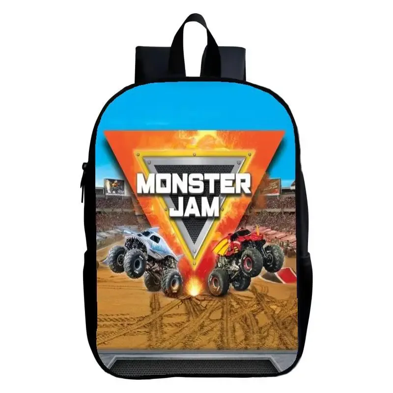 monster jam, monster truck, sac à dos pour enfants, sac à dos d'école primaire, sacs à dos de maternelle