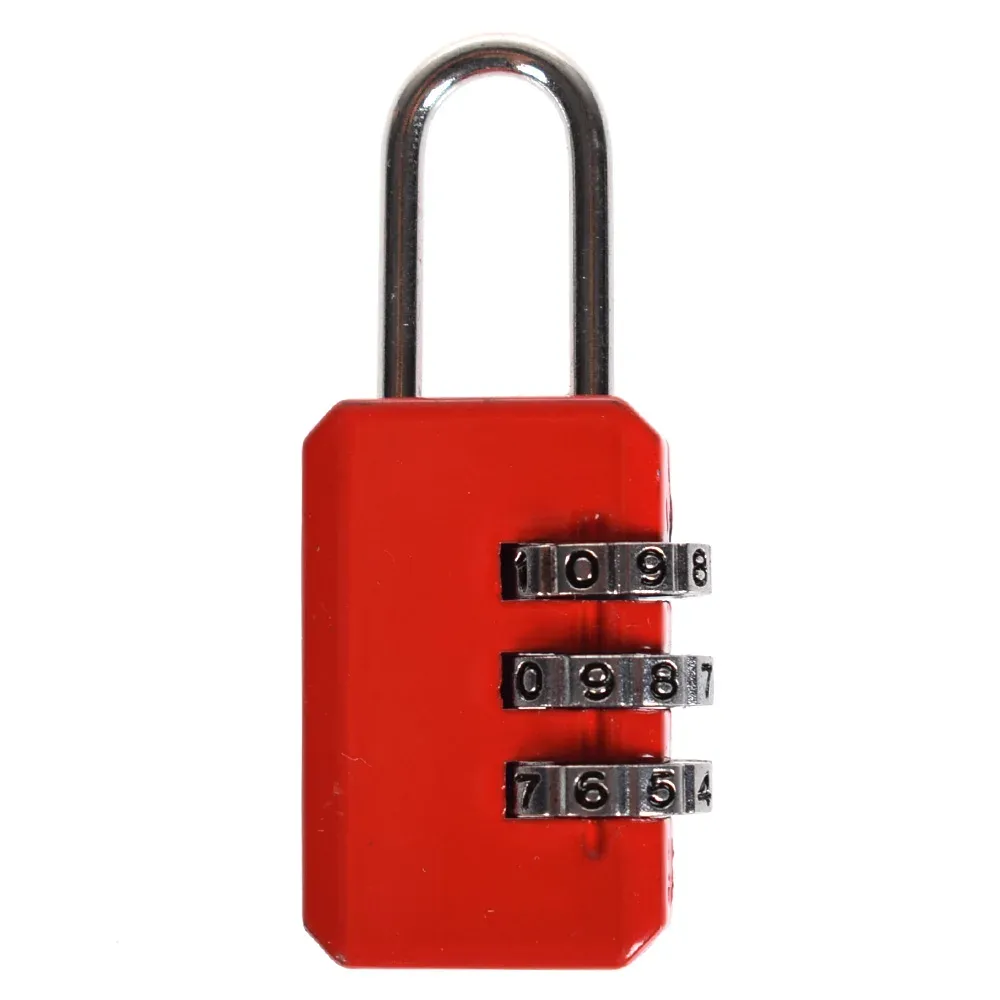 petit cadenas chic de haute qualité, valise pratique, sécurité des bagages, verrouillage par mot de passe, combinaison à 3 chiffres, accessoires de voyage