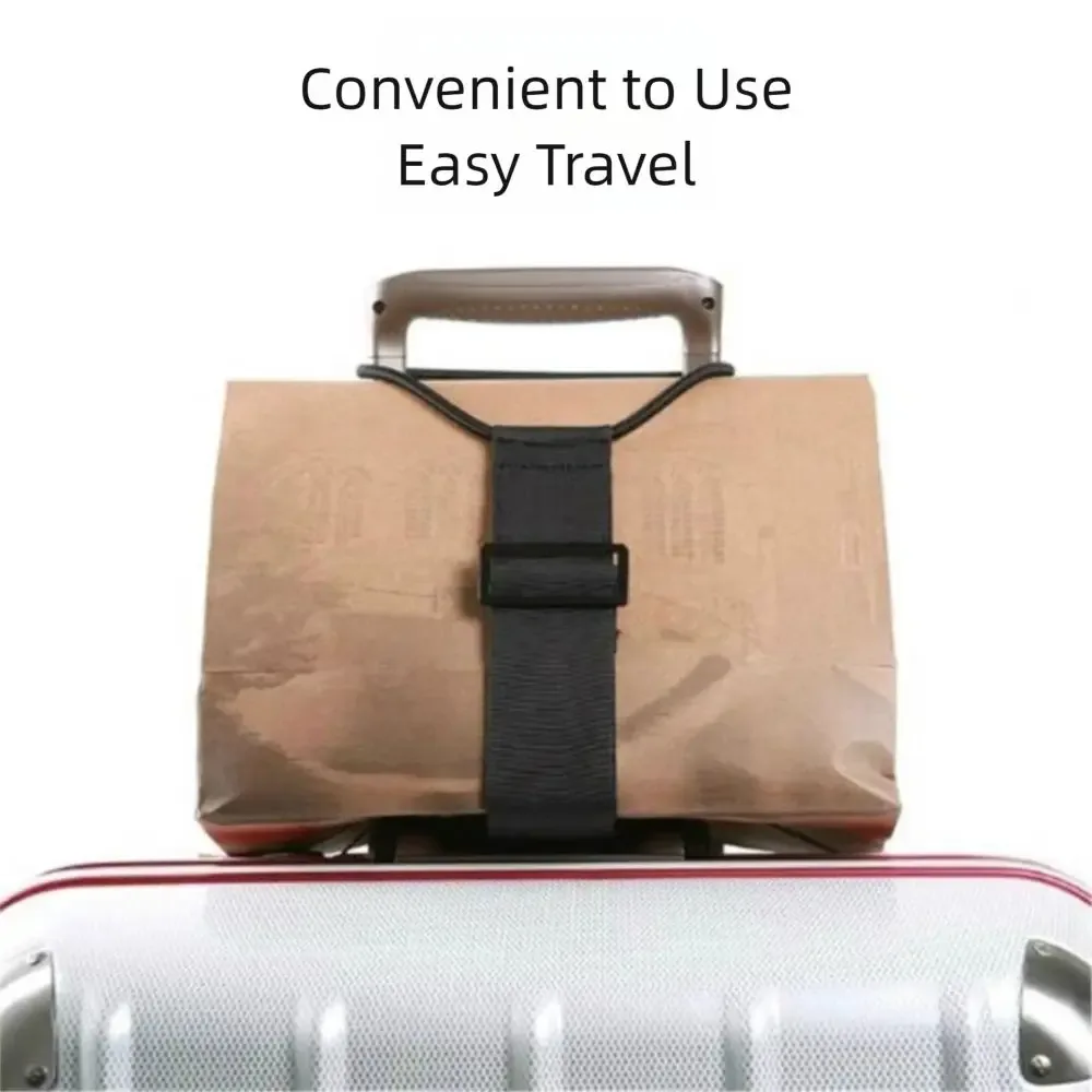 1 sangle élastique polyvalente pour bagages, sangle de connexion portable pour valise, sangle de fixation pour bagages, sangle d'emballage pour valise