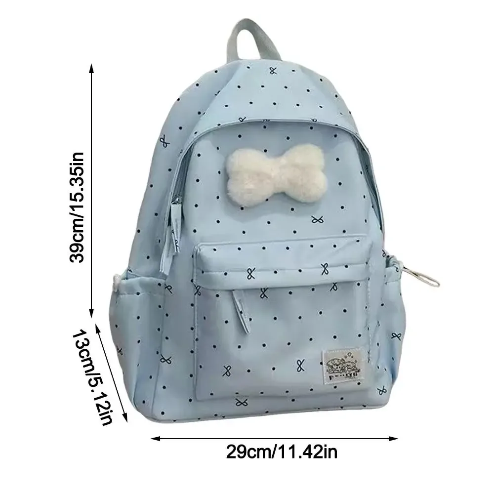 nouveau sac à dos à nœud de grande capacité, ultra-léger et respirant pour filles, sacs à livres en nylon pour étudiants