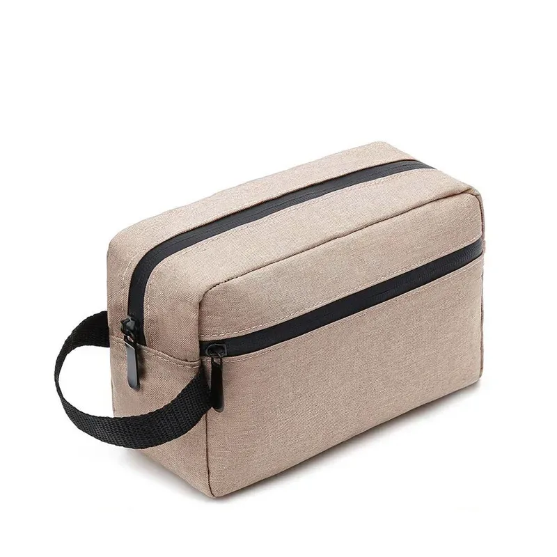 pochette de voyage grande taille 22x16x10cm, sac de rangement polyvalent, kit de toilette portable, organisateur de gadgets numériques, étui de transport compact
