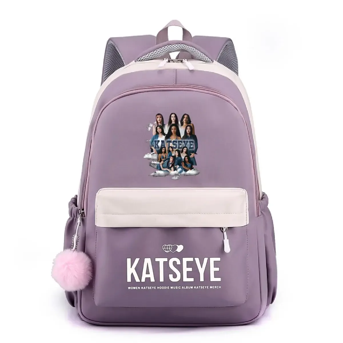 sac à dos katseye 2026 pour femmes et hommes, sac à dos décontracté de voyage, sac à dos unisexe pour l'extérieur, sac à dos de jour katseye, sac à dos d'école pour adolescents