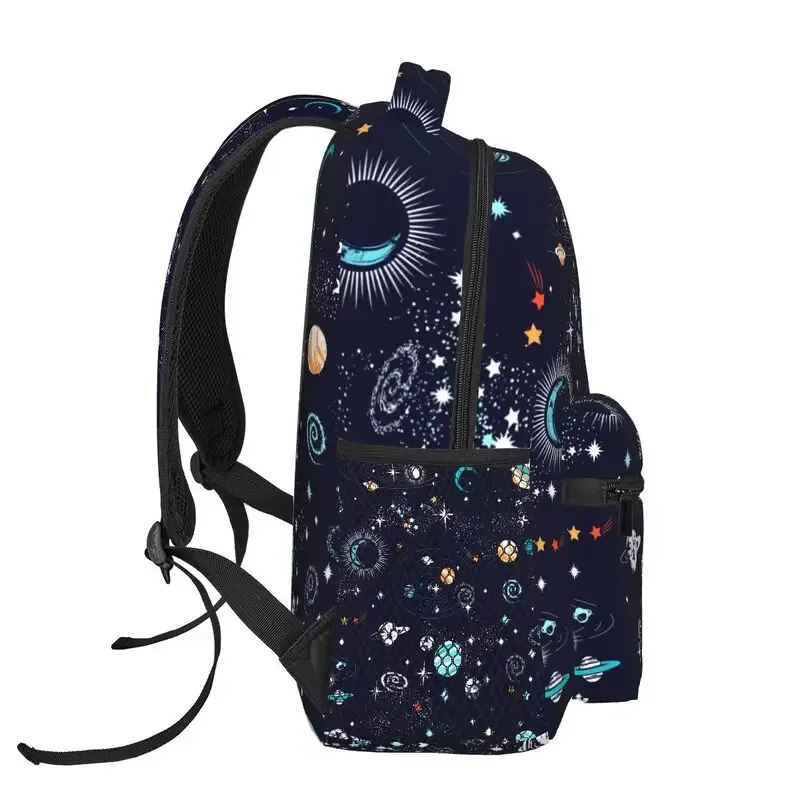 sacs d'école à motif planète spatiale pour tout-petits, pour garçons et filles, jolis sacs à dos de voyage unisexe, sac à dos souple pour ordinateur portable