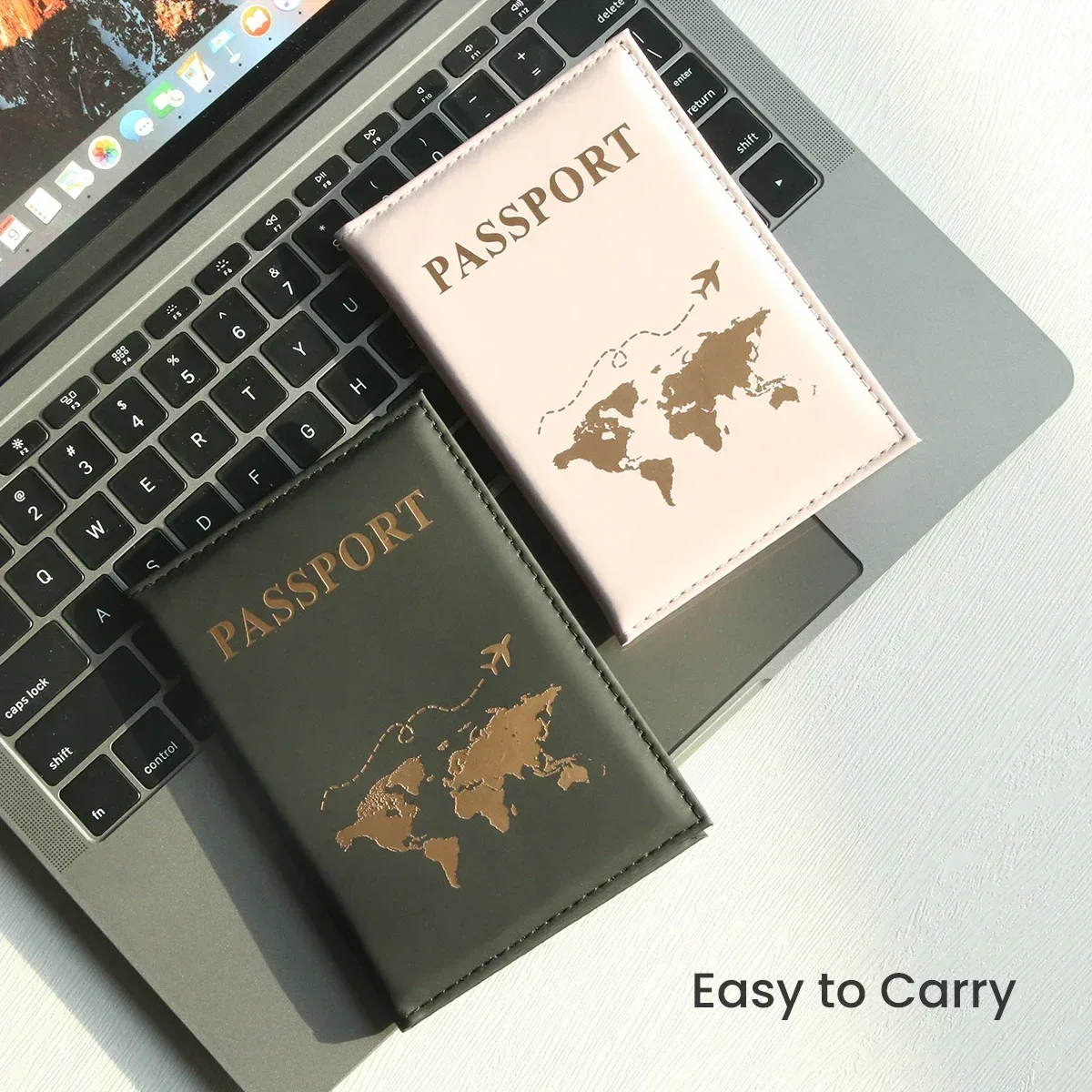 porte-passeport mince, carte de cheval, porte-passeport en pu, voyage essentiel, croisière, porte-passeport indispensable, portable pour tous les pays