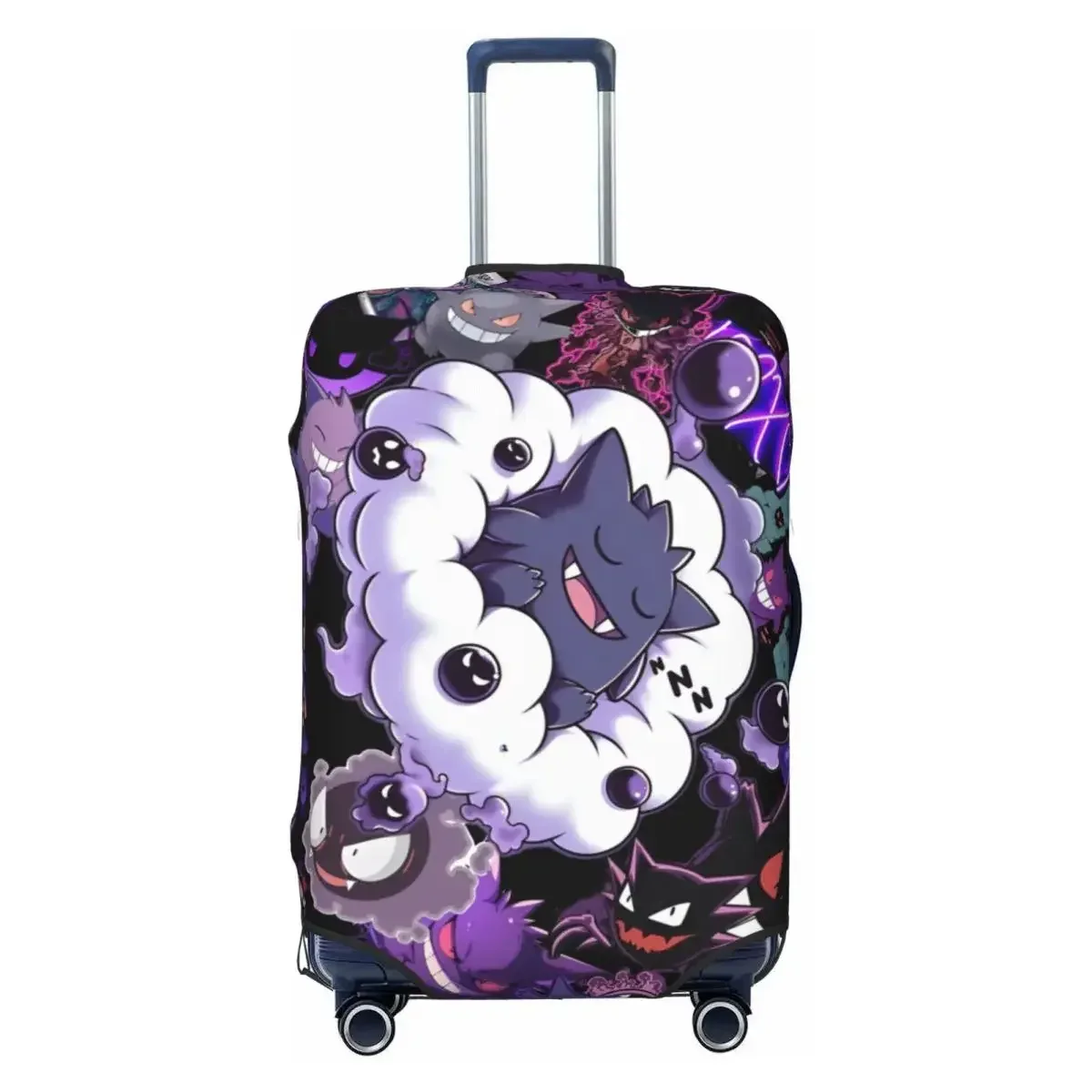 housse de bagage de voyage tendance, design p-pikachizer, élastique, convient aux valises de 18 à 32 pouces, anti-rayures, anti-poussière, lavable