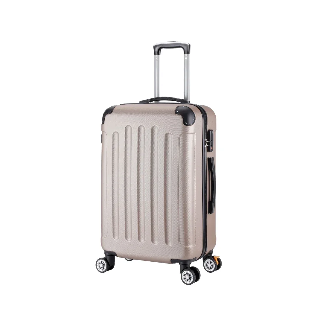 dropshopping 20 pouces pc bagages abs sac à bagages voyage boîtier de chariot 20 pouces unisexe luxe valise à roulettes