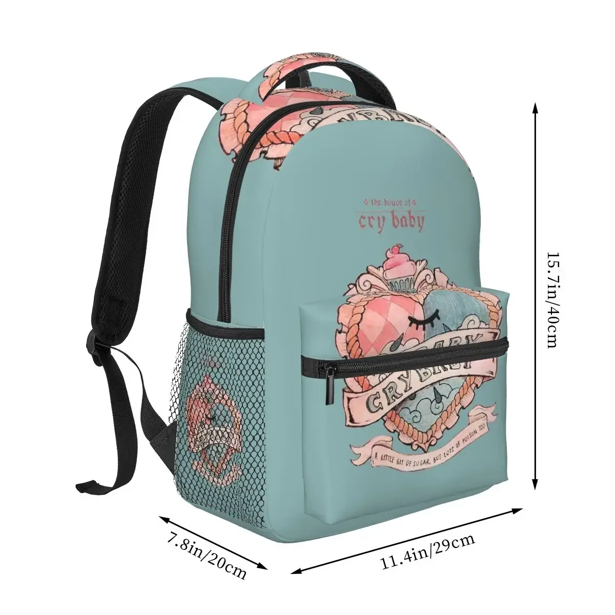 Melanie Martinez Sacs à dos pour garçons et filles, sacs d'école pour étudiants, sac à dos de voyage à motif de dessin animé, sac à bandoulière de grande capacité