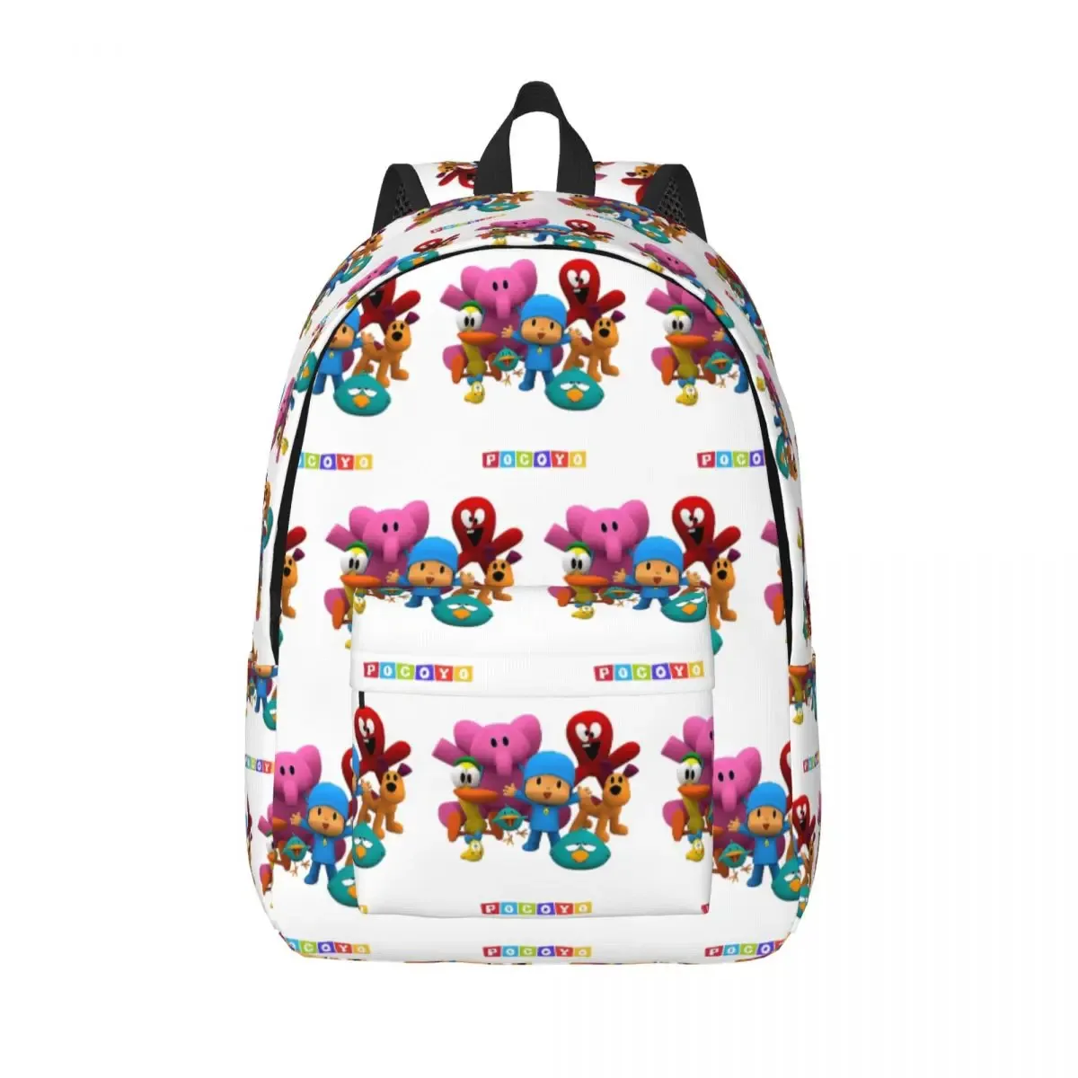 pocoyo étudiant sac à dos sac d'école randonnée voyage sac à dos pour hommes femmes mode bookbag sacs à bandoulière