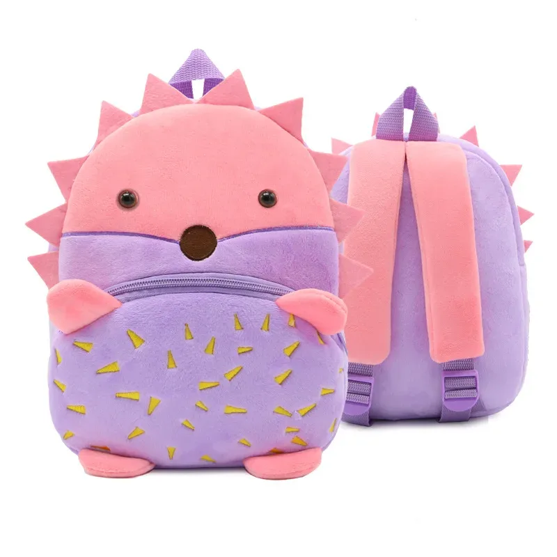 sac à dos créatif en peluche pour enfant, observateur, mignon, animal de dessin animé