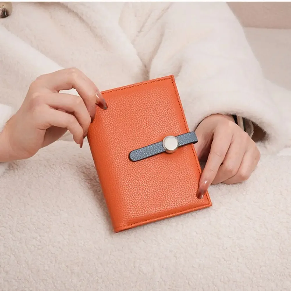 porte-cartes créatif en pu, étui de passeport, porte-billets, portefeuille pliable, étui multifonctionnel pour cartes, sac de rangement pour cartes, pour femme