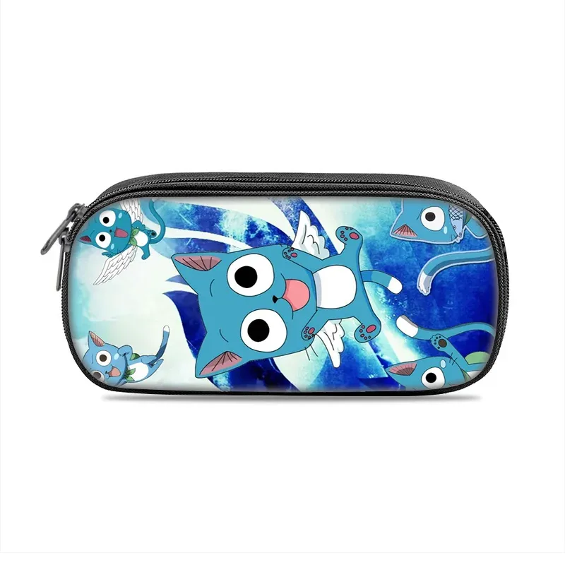 fairy tail – trousse à stylos imprimée de dessins animés, pour étudiants, garçons et filles, nouvelle collection légère, petite, grande capacité, polyvalente