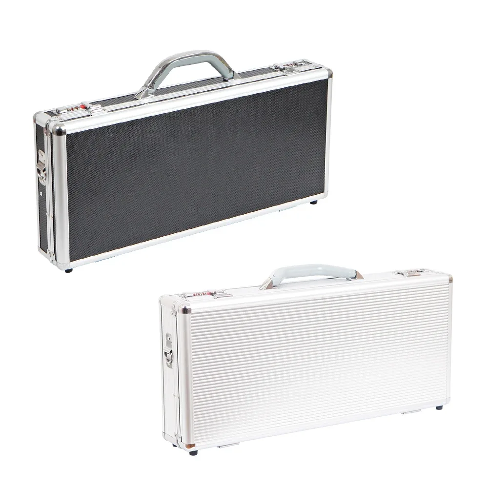 add043-silver-medium 52x23.5x8.5cm étui à couteaux sac de rangement pour ustensiles de cuisine sac de rangement pour couteaux étui à couteaux en aluminium