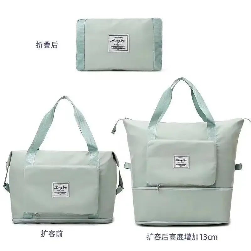 nouveau sac de voyage grande capacité pour courts séjours, avec séparation sec/humide, sac de sport et de natation, bagage pliable à main en tissu oxford résistant à l'eau