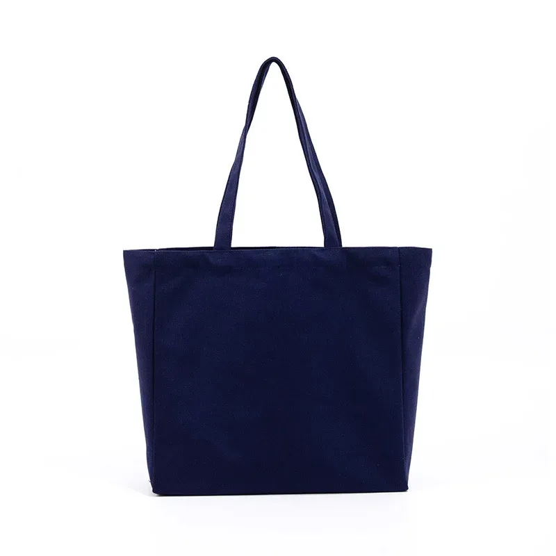 sacs fourre-tout en toile vierges avec impression de logo personnalisé, sacs de courses réutilisables, sacs à bandoulière haut de gamme écologiques