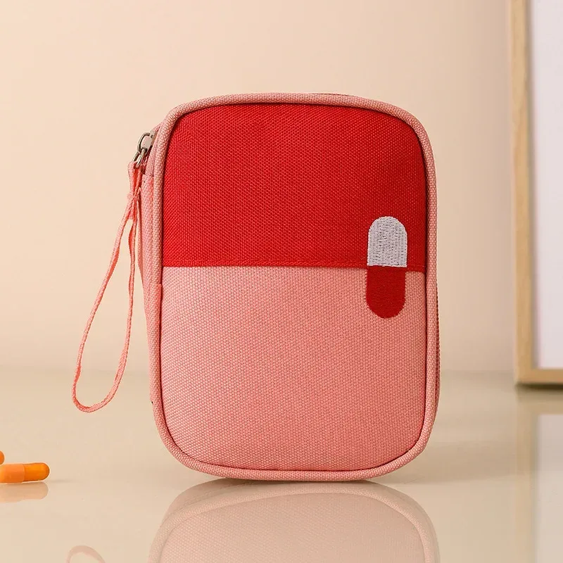 kit de médicaments médicaux, sac de rangement de santé multifonctionnel en couches, pochette de rangement pour femmes, pochette de maquillage de voyage, sac à cosmétiques