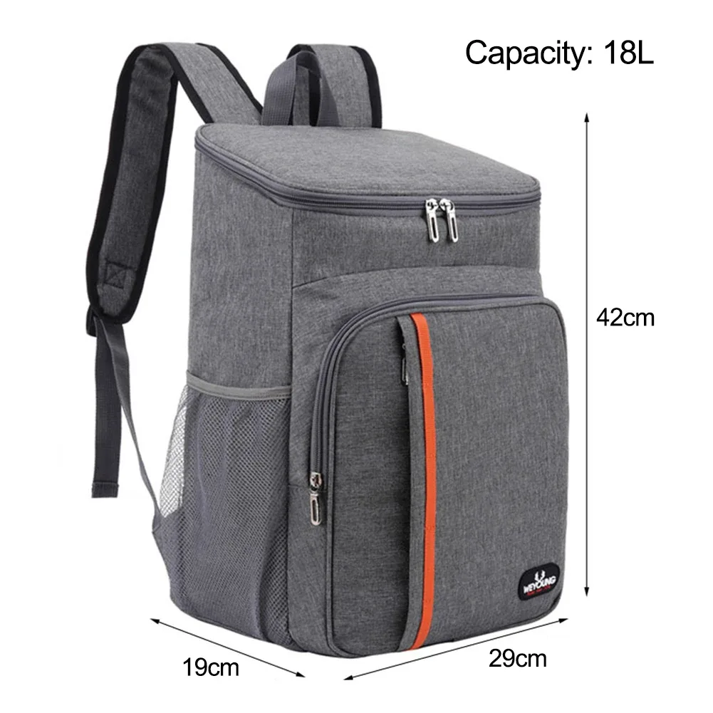 sac à dos isotherme thermique étanche, grand sac isotherme, sacs à bento à clics, camping, 20l
