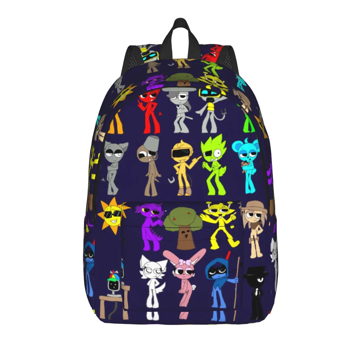 sac à dos s-sprunkis pour étudiants, sacs à dos imprimés en polyester, sacs de lycée à la mode, sac à dos coloré pour randonnée