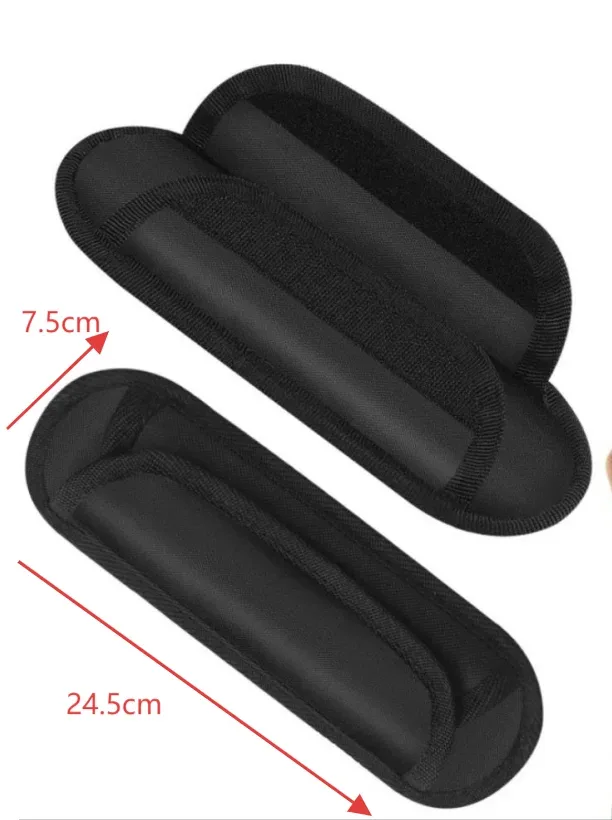 sac à dos respirant, 2 pièces, sangle d'épaule, coussin d'épaule amovible, doublure d'épaule multifonctionnelle antidérapante pour l'extérieur
