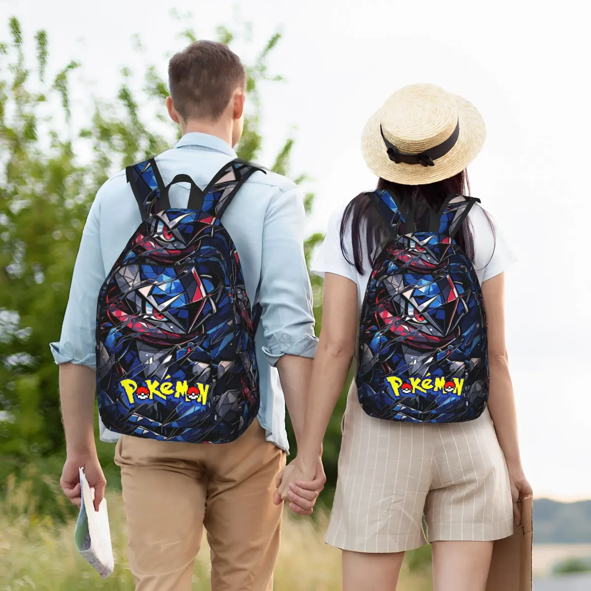 sac à dos greninja pokemon à la mode, mochilas, sac à dos à double usage, robuste, pour voyage