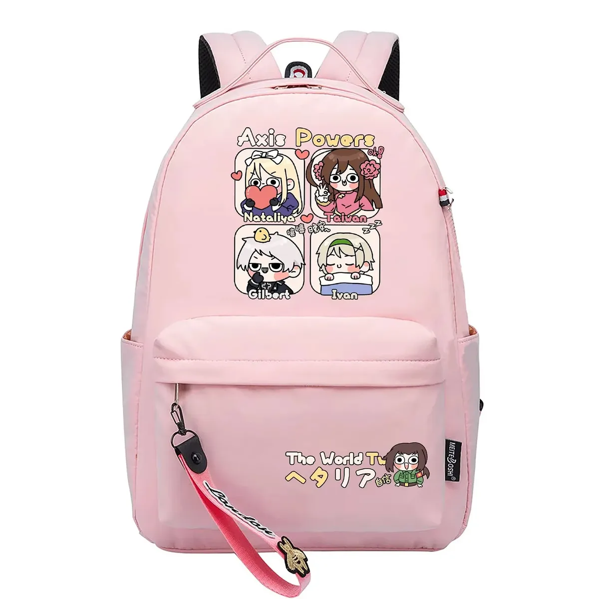 hetalia axis powers dessin animé sac à dos filles sacs d'école anime bookbags kawaii garçons voyage sac à dos mignon sac à dos sac à dos décontracté