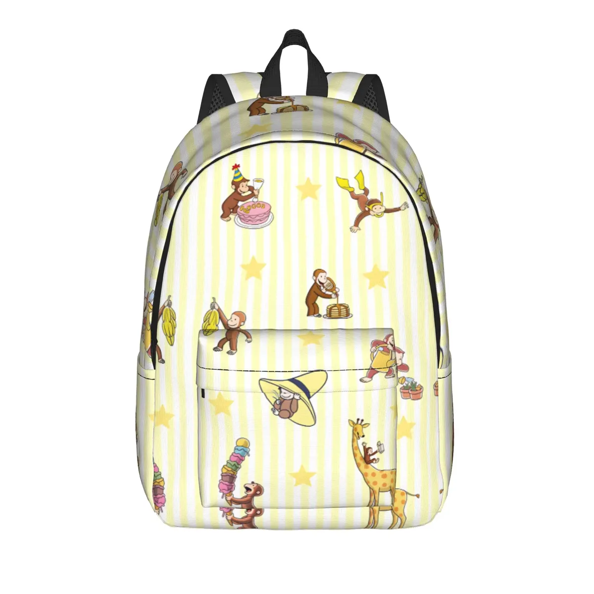 sac à dos multifonctionnel curious george, sacs à dos de trekking, sacs à dos colorés pour étudiants, sacs souples pour lycéens, style sac à dos