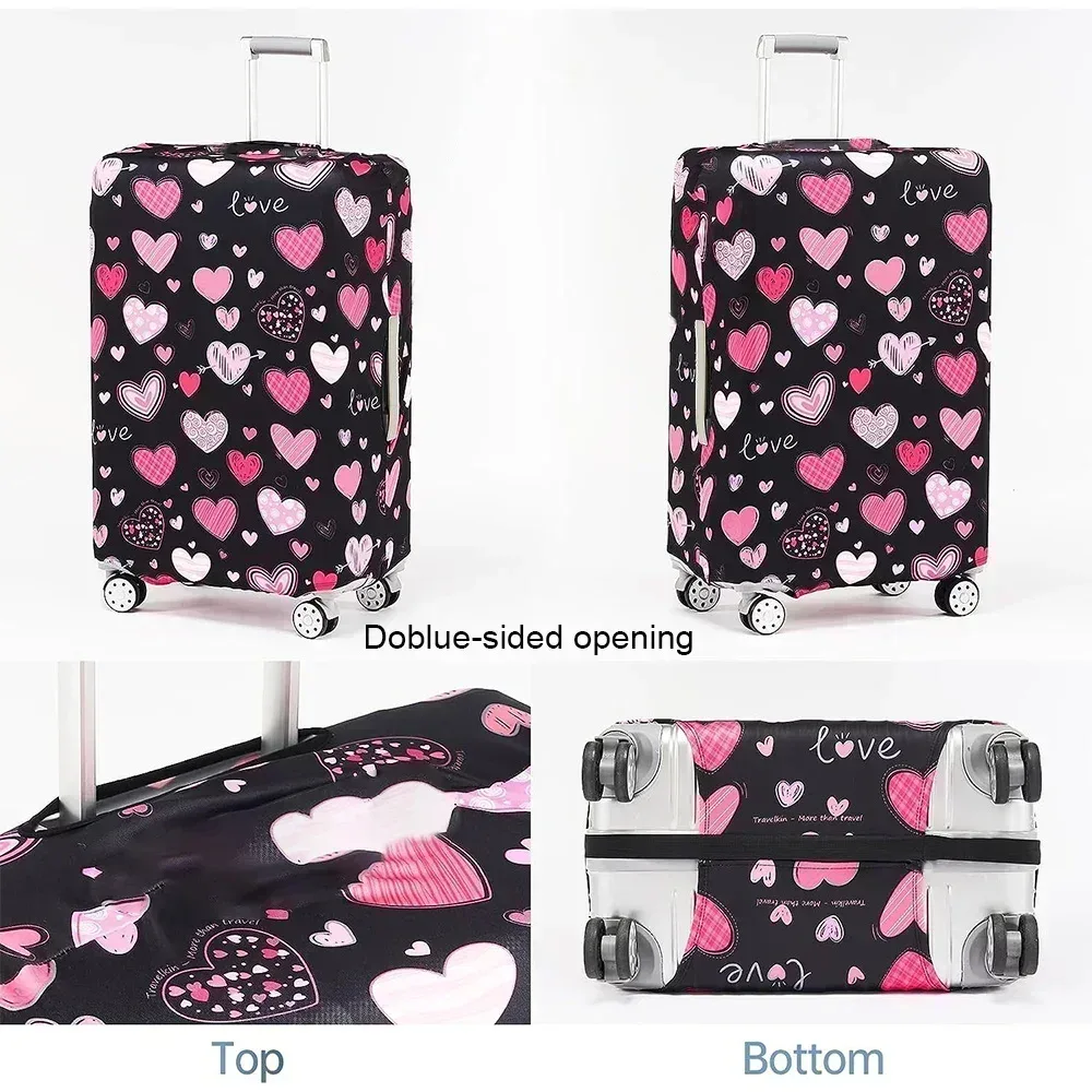 housse de protection pour bagages, compartiment à bagages en tissu extensible, étui anti-poussière pour bagages, étui de voyage durable de 18 à 32 pouces