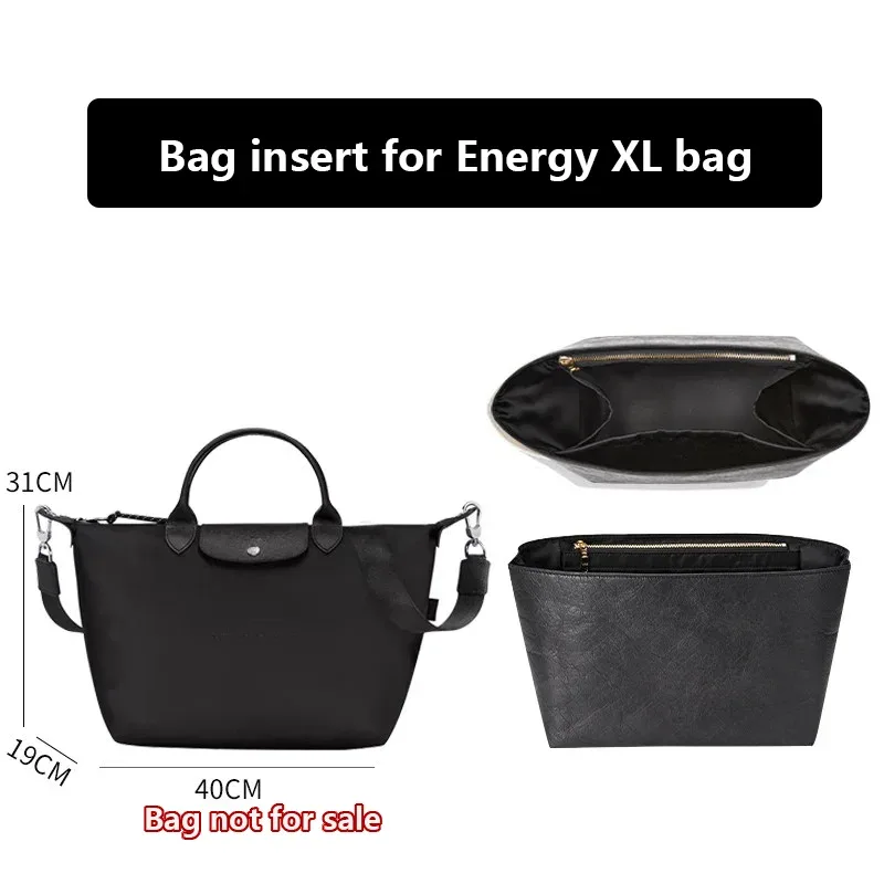 insert de sac pour ordinateur portable longchamp, organisateur de sac, support de sac léger, accessoires de sac en papier dupont