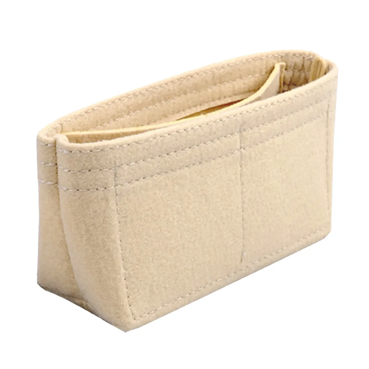 organisateur de sac pour longchamp small tote bag timid, sac de rangement et de finition, doublure intérieure pour sacs à main, insert organisateur compatible avec la taille mini
