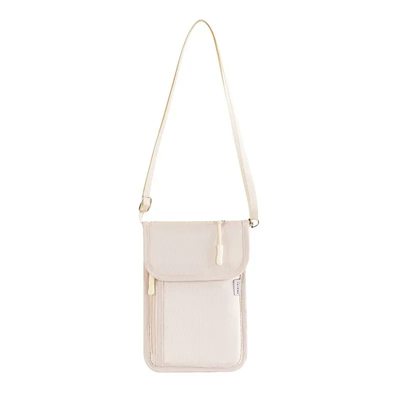 sac de voyage extérieur antivol étanche à suspendre au cou pour téléphone portable et passeport