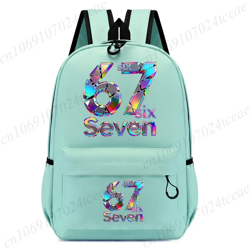 sac à dos d'école pour enfants, sac à dos de maternelle, sac à dos kawaii pour enfants, sac à dos anime six seven 67 meme