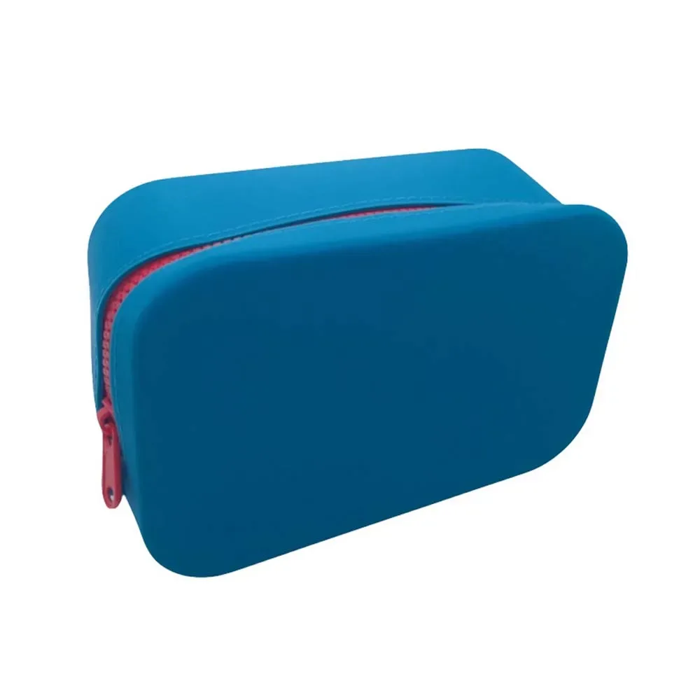 porte-cartes de crédit en silicone, sac de rangement, pochettes à rouge à lèvres, pochette à fermeture éclair, porte-monnaie en silicone, organiseur de voyage étanche