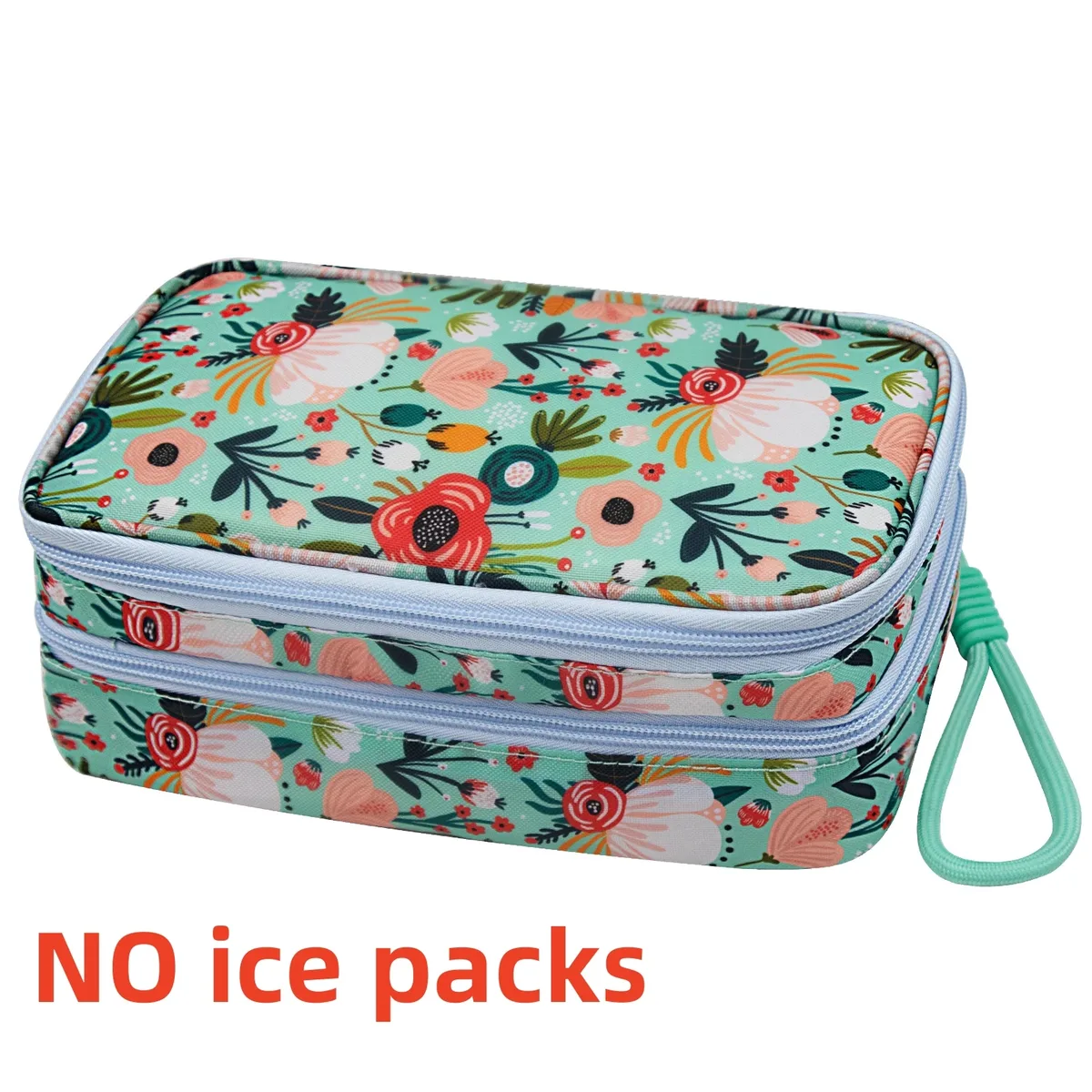 sac isotherme à insuline avec sacs de glace, organisateur de médicaments de voyage pour le diabète, mallette de rangement double couche