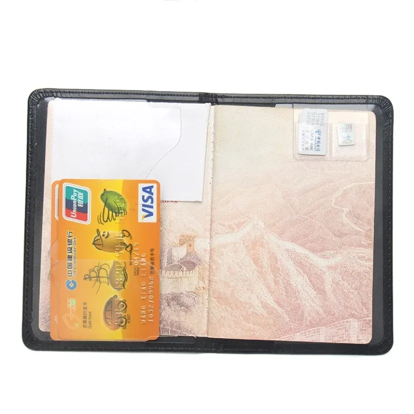 couverture de passeport en cuir pu brésilien pour femmes et hommes, porte-passeport de voyage, étui pour brésil