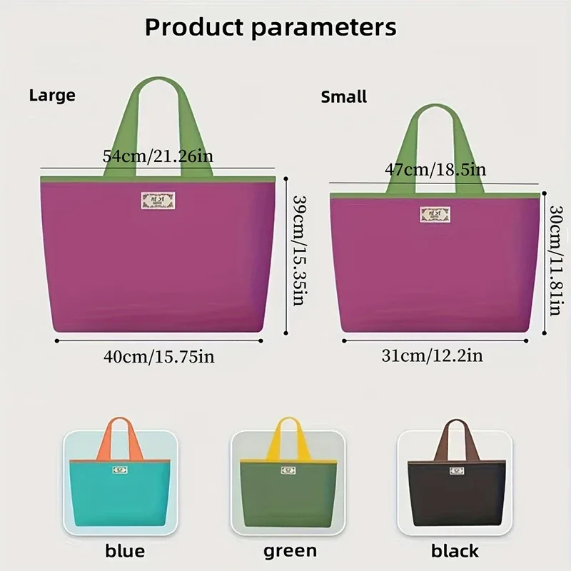grand sac de courses pliable et simple à cordon de serrage, sac à bandoulière portable étanche et écologique à la mode